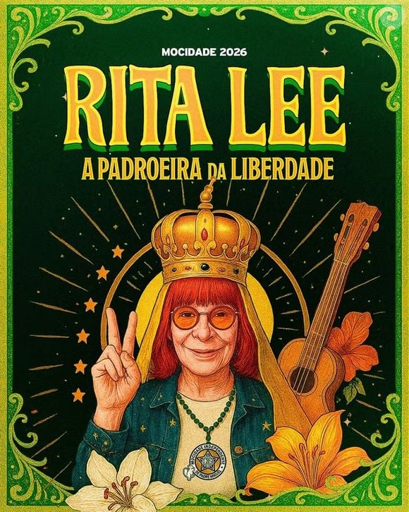 No Carnaval 2026, a Mocidade homenageou Rita Lee na Sapucaí