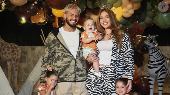 Segundo Gaby Cabrini, Zé Felipe trocou beijos com Victória Miranda em festa logo após celebrar mesversário do filho