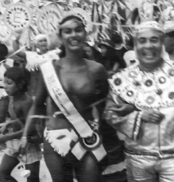 Solange Couto com Oswaldo Sargentelli, empresário que a levou para a TV