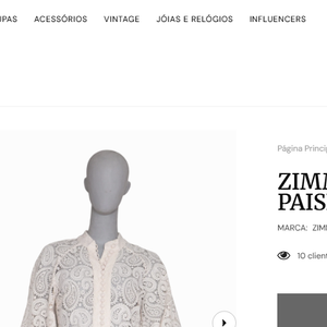 Vestido de Rafaella Justus pertence à grife Zimmermann, da Austrália. O look esteve disponível em um brechó de luxo brasileiro por R$ 3.440,00, mas já foi vendido