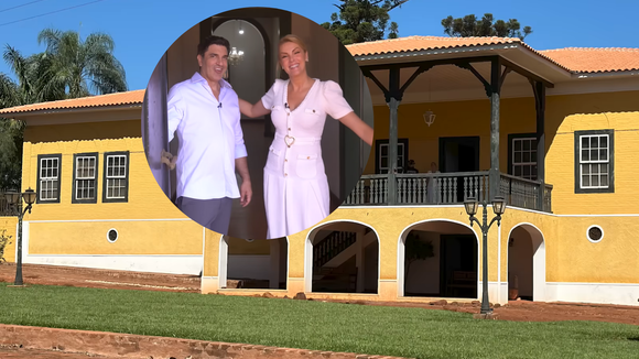 Construída em 1820, com cozinha industrial de 210 m², mais de 3 mil m² de grama e até vila italiana: fazenda de Ana Hickmann e Edu Guedes será cenário para casamento do casal no interior de SP