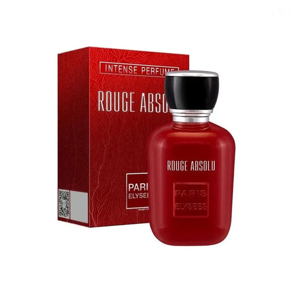 A abertura Rouge Absolu (Paris Elysees) traz a energia da laranja sanguínea e do gengibre. No coração, aparecem o jasmim, as notas especiadas e a tuberosa, responsáveis por uma sensação mais elegante e envolvente
