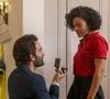 Um dos momentos mais aguardados da novela é o casamento entre Fátima (Bella Campos) e Afonso (Humberto Carrão).