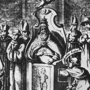 A lenda da Papisa Joana deu origem a outro mito: o de examinar os genitais do recém-eleito pontífice para verificar seu sexo