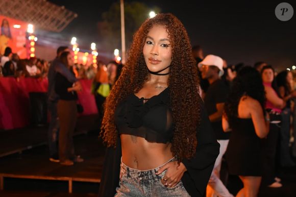 Giovanna Jacobina no show de despedida da turnê Numanice, de Ludmilla