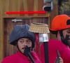 BBB 25: no castigo do Monstro, Maike e Gabriel não poderiam desgrudar da boneca Maria Eugênia