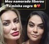 Andressa Urach anunciou uma parceria com Juliana França, mãe do atual namorado dela, Kylian Cria