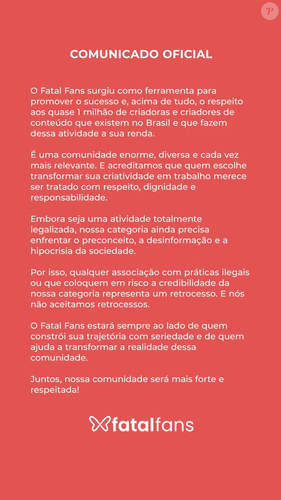 Plataforma de conteúdo adulto Fatal Fans puniu Cristian Cravinhos e os outros dois envolvidos na gravação após a repercussão do vídeo