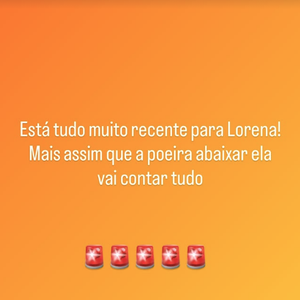De acordo com o influenciador, Lorena Maria vai se pronunciar em breve e contar tudo sobre MC Daniel