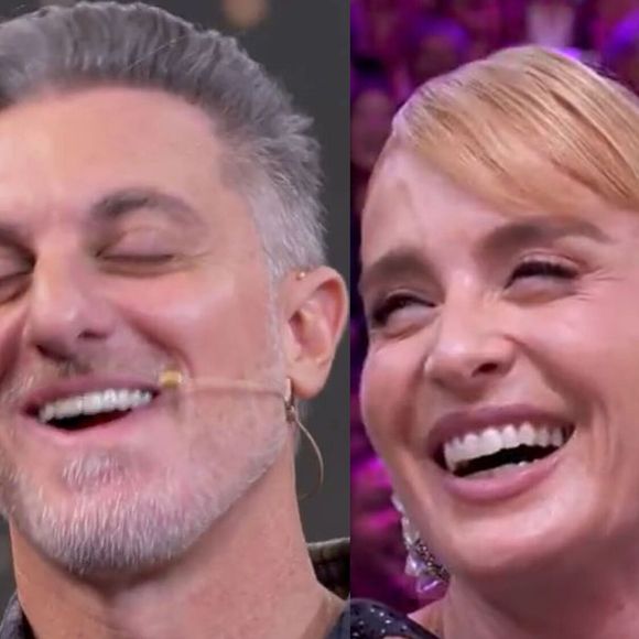 Angélica abriu sua intimidade com Luciano Huck e deixou o apresentador constrangido no 'Domingão'
