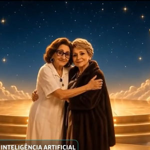 A Globo exibiu no ‘Mais Você’ uma imagem criada por inteligência artificial em que Glória Menezes e Laura Cardoso aparecem abraçadas após as mortes das duas atrizes