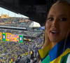 Virginia acompanhou a partida diretamente do Lincoln Financial Field, na Filadélfia, nos Estados Unidos.
