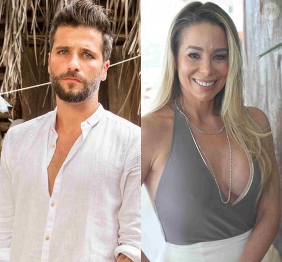 Danielle Winits e Bruno Gagliasso namoraram por nove meses.