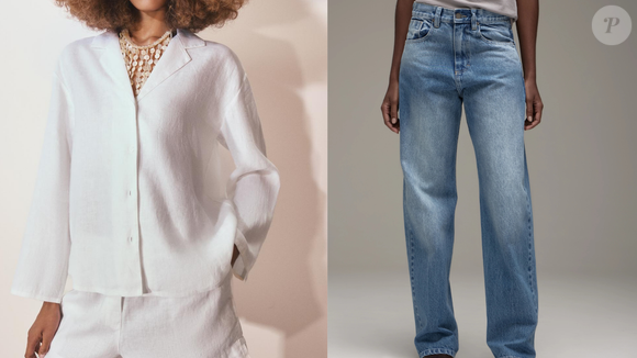 Se você está planejando uma escapada para o litoral, saiba que uma camisa branca de linho, como esta da Zara, de R$ 319,00, é indispensável na mala. Combine com um jeans de lavagem clara, como este da Mondepars, por R$ 860,00, — de preferência em modelagem mais ampla — para um visual descomplicado e elegante