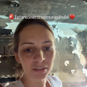 O apartamento de Jaqueline Bianca, babá dos filhos de Virginia Fonseca, ficou destruído após um incêndio. A família precisará reformar o imóvel antes de voltar para casa