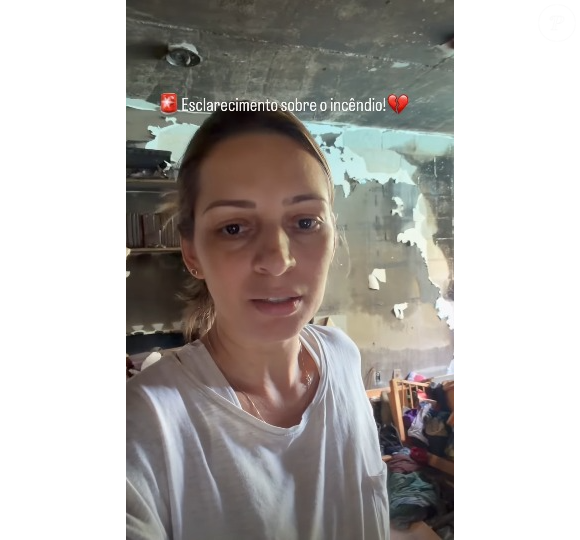 O apartamento de Jaqueline Bianca, babá dos filhos de Virginia Fonseca, ficou destruído após um incêndio. A família precisará reformar o imóvel antes de voltar para casa
