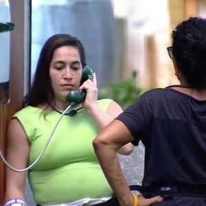 Daniele Hypólito ouviu as instruções do Big Fone