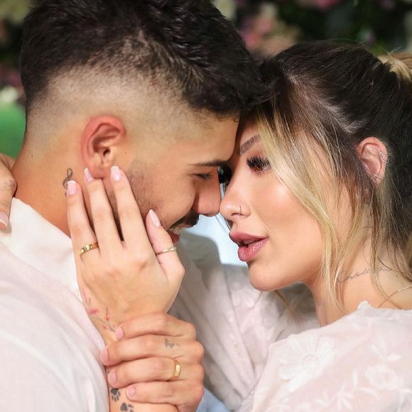 Virginia Fonseca e Zé Felipe: casamento civil do cantor e da influenciadora aconteceu quando ela estava grávida da primeira filha, Maria Alice