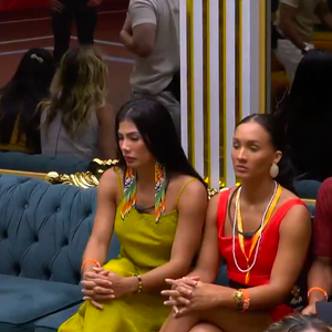 Reação de Sarah Andrade viralizou nas redes sociais durante o anúncio da eliminação de Brigido