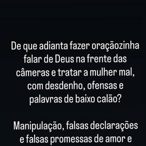 Nesta segunda-feira (14), um amigo de Lorena Maria detonou MC Daniel no Instagram e acusou o cantor de ser tóxico