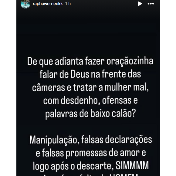Nesta segunda-feira (14), um amigo de Lorena Maria detonou MC Daniel no Instagram e acusou o cantor de ser tóxico