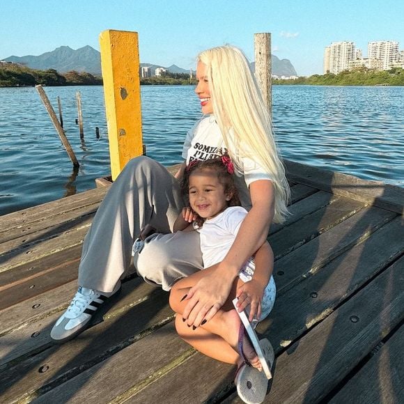 Karoline Lima é mãe de Cecília, fruto do seu antigo relacionamento com Éder Militão