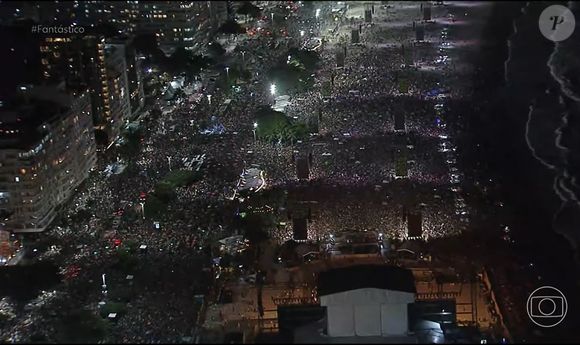 O show de Lady Gaga no Rio reuniu mais de 2 milhões de pessoas em Copacabana