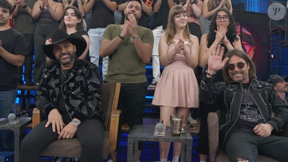 Edson e Hudson em participação no programa Altas Horas, na Globo