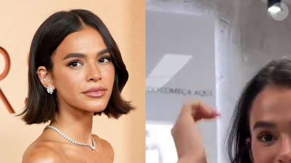 Mais curto ainda! Bruna Marquezine diminui comprimento dos cabelos, adota corte french bob e ganha elogios: ‘Meu sonho de curtinho’