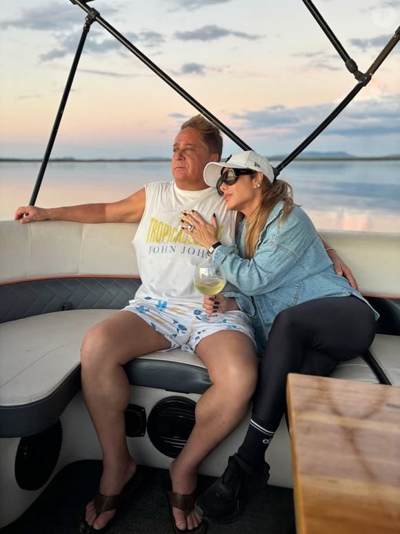 Esposa de Leonardo, Poliana Rocha está incentivando o marido a ficar sem beber
