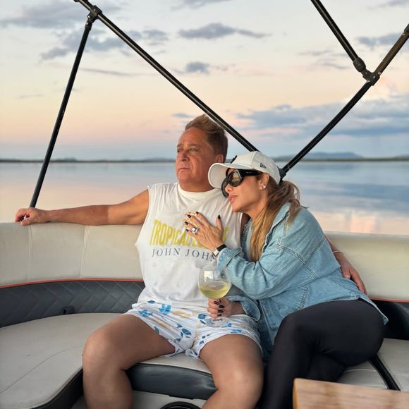 Esposa de Leonardo, Poliana Rocha está incentivando o marido a ficar sem beber