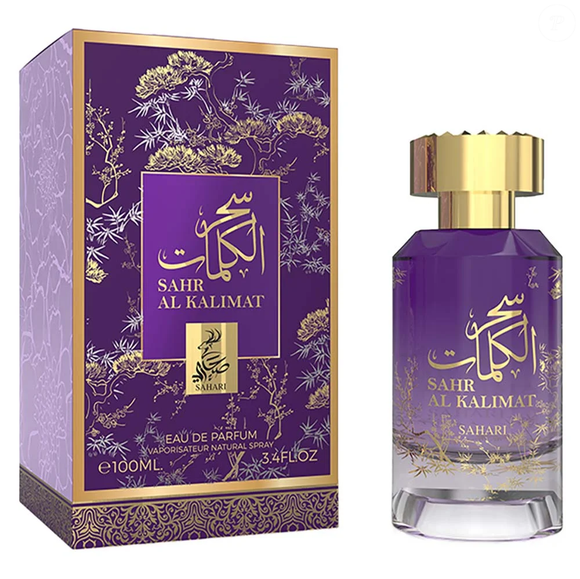 Para quem aprecia perfumes florais com nuances frutadas e adocicadas, o Sahr Al Kalimat, da Sahari, combina tangerina, bergamota e pera com flor de cerejeira e néroli. Na base, almíscar branco, baunilha, benjoim e âmbar completam a pirâmide olfativa. A proposta é criar uma assinatura olfativa sofisticada