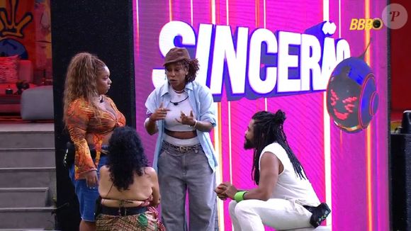 Thamiris e Camilla foram conversar com Vilma e Diogo Almeida no 'BBB 25' após Sincerão