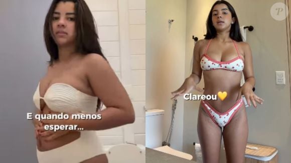 Ary Mirelle mostra o antes e depois após parto do filho