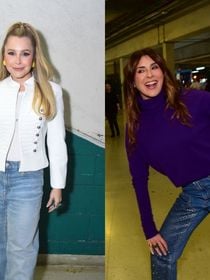 Jeans, couro, muito brilho e fantasia de Paquita: Xuxa Meneghel estreia turnê 'O Último Voo da Nave' com famosas na plateia; veja fotos dos looks!