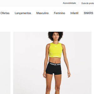 Peça usada por Virgínia custa R$ 132,99 no site da Nike