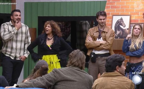 Giovanna Gold ganhou poder para indicar um participante para a primeira Baia de 'A Fazenda 18' e escolheu Gabriel Torres