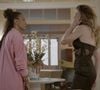 Bela (Sheron Menezzes) dá um tapa em Vanessa (Alinne Moraes) em cena explosiva de sexta, 28, da novela 'Por você'