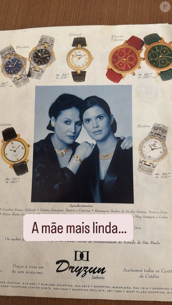 Giovanna Kupfer era mãe da atriz e apresentadora Mariana Kupfer