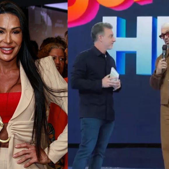 Globo deve transmitir 1º encontro de Gracyanne e Belo na TV neste domingo (23); 'missão' deve ficar com Luciano Huck, já detonado pela musa fitness em polêmica