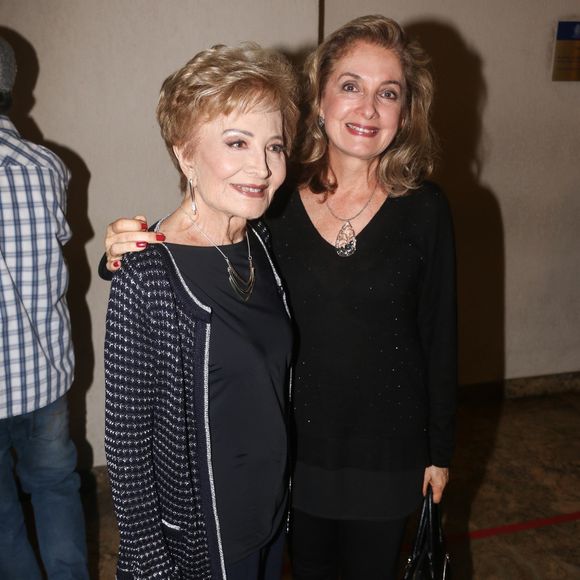 Glória Menezes e a filha, Maria Amélia: gerente chegou a atuar na TV e no cinema, mas não levou profissão de atriz adiante