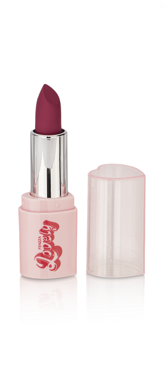 Batom Soft Matte Lovely (Fenzza) 3,6g | R$ 17,49 - na cor Burning Love, combina conforto com acabamento fosco sofisticado e sua fórmula oferece cobertura intensa sem ressecar os lábios