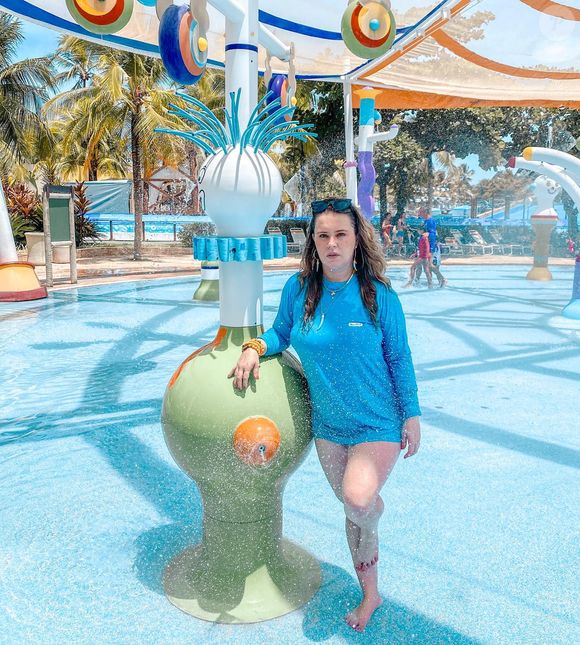 Depois da segunda gravidez, Mari Bridi evitou usar biquínis por um bom tempo