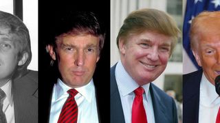 O antes e depois de Donald Trump em quase 50 anos de fama: 40 fotos do presidente dos EUA, hoje com 78, vão te surpreender