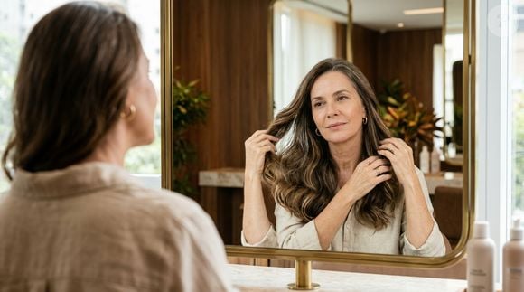 Para conquistar cabelos mais brilhantes depois dos 50 anos, especialistas recomendam observar se os produtos utilizados continuam atendendo às necessidades dos fios. O condicionador durante o banho e algumas gotas de óleo capilar na finalização podem complementar os cuidados, ajudando a proporcionar maciez, luminosidade e controle do frizz sem sobrecarregar a cabeleira