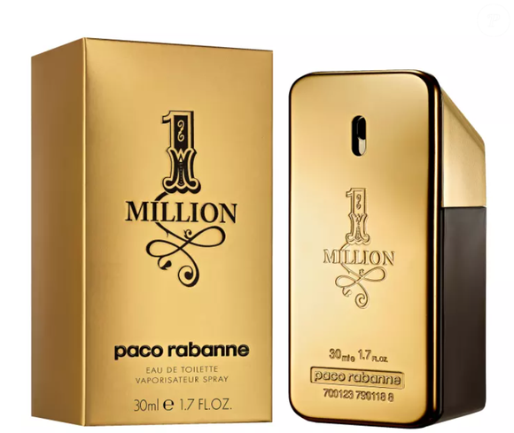 O perfume masculino 1 Million, de Paco Rabanne, costuma receber muitos elogios.