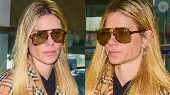 Carolina Dieckmmann desembarcou devastada em SP após morte da amiga Preta Gil