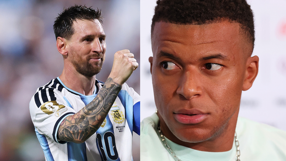 'Estou atrás. Vou continuar tentando': aos 27 anos, Mbappé reage ao recorde de Messi nas Copas e deixa recado sobre disputa histórica