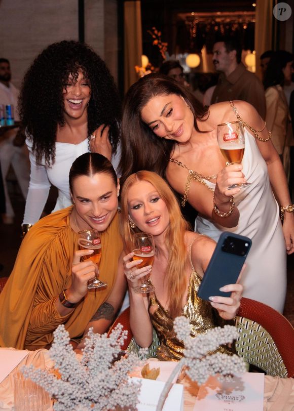 Marina Ruy Barbosa brindou com Aryna Sabalenka, Juliana Paes e Sheron Menezzes