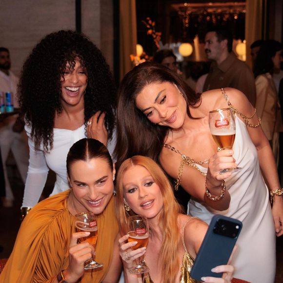 Marina Ruy Barbosa brindou com Aryna Sabalenka, Juliana Paes e Sheron Menezzes